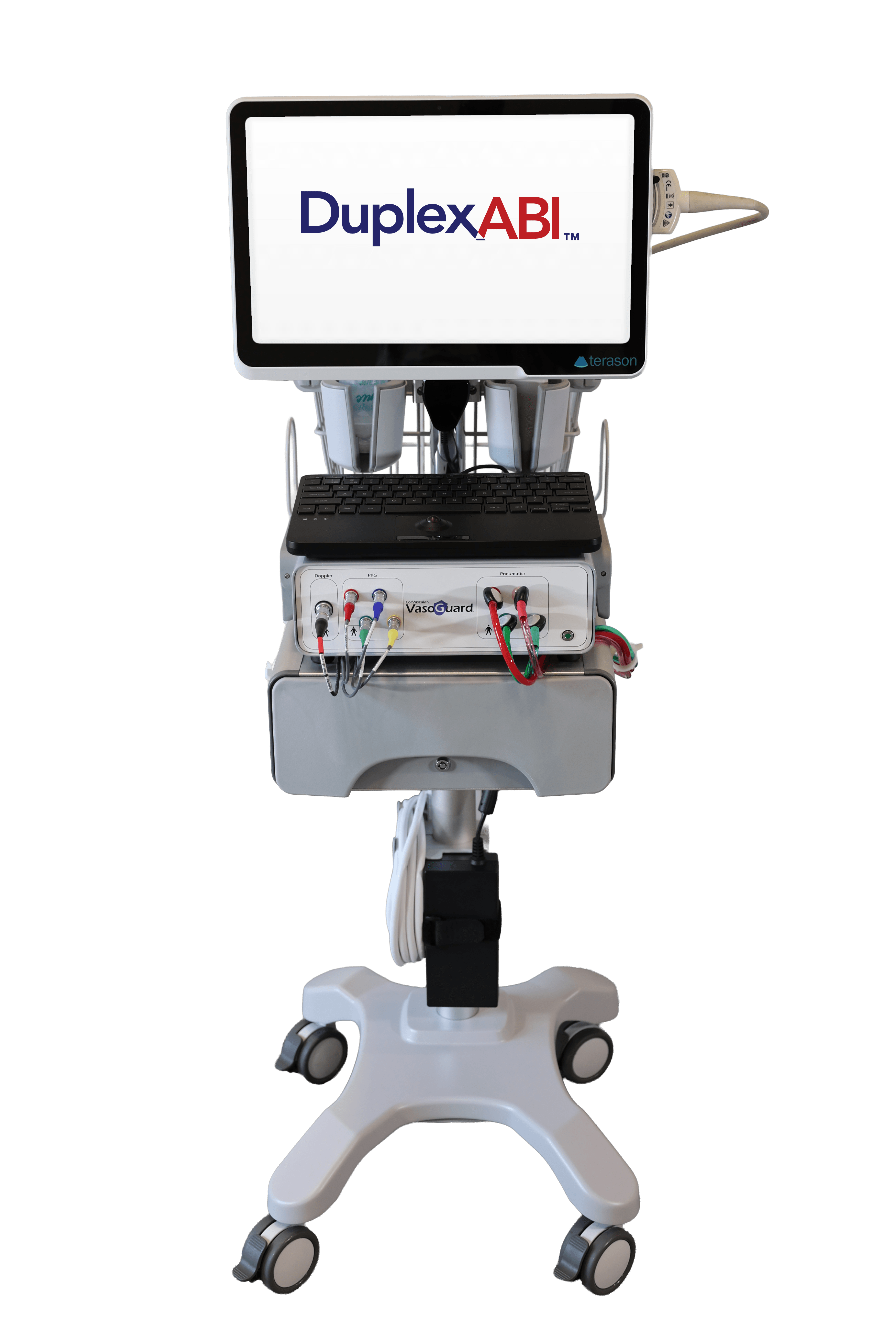 DuplexABI H2 cart configuration, front view