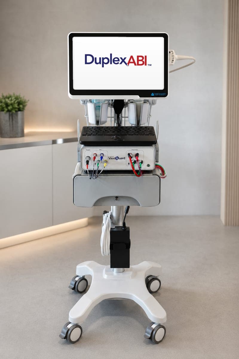 DuplexABI H2 cart configuration, front view