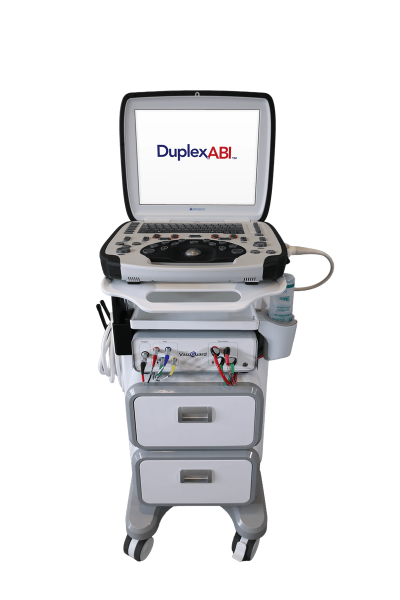 DuplexABI H3 cart configuration, front view