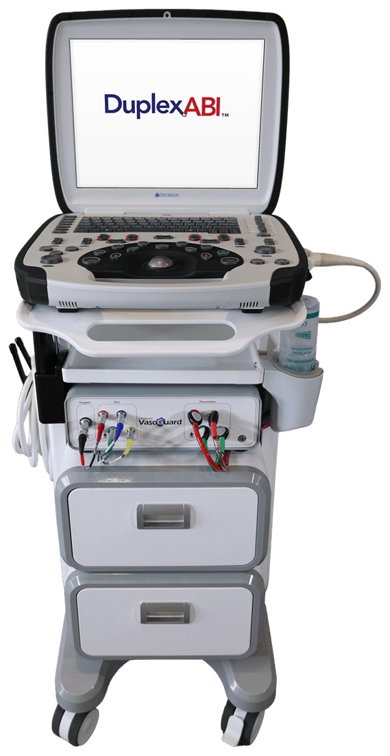 DuplexABI system on the H3 height adjustable cart