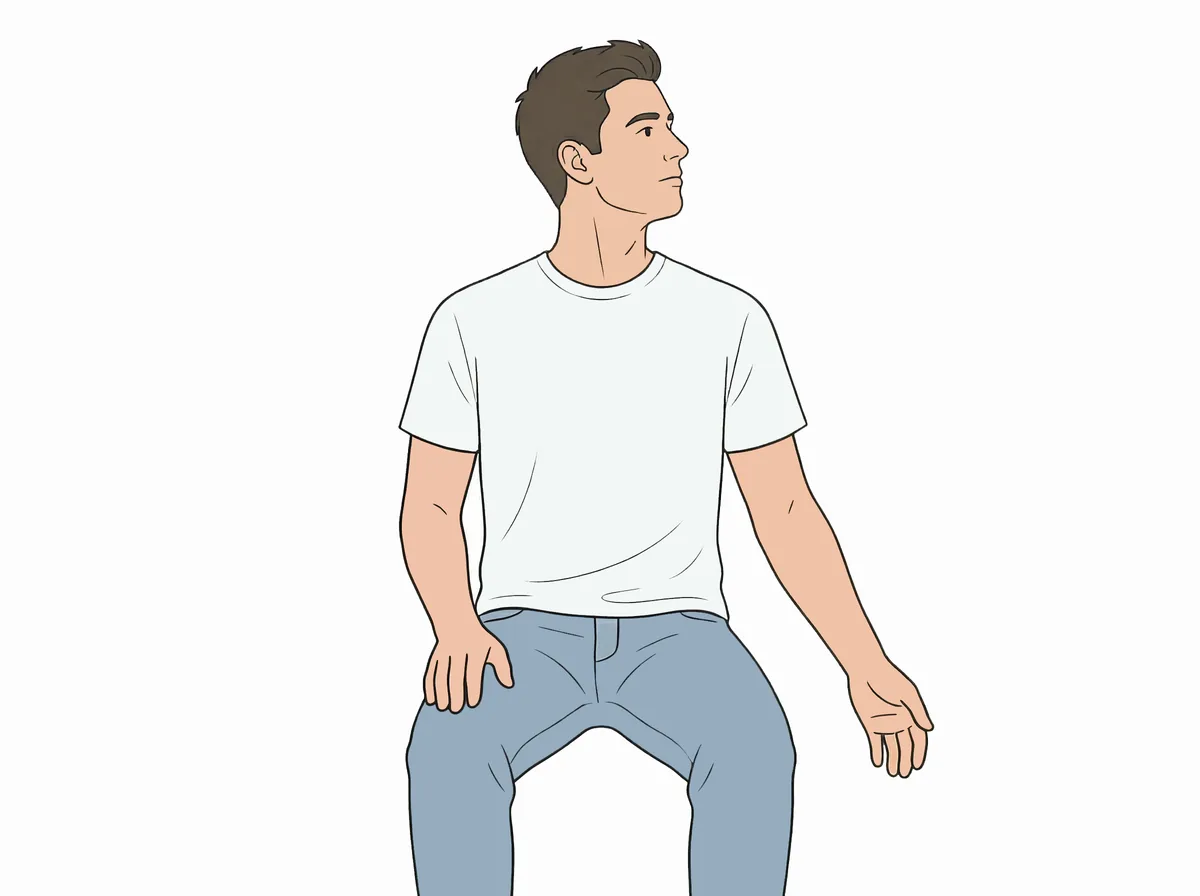 Thoracic outlet provocative position: Adson Left