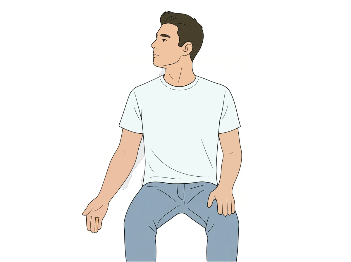 Thoracic outlet provocative position: Adson Right