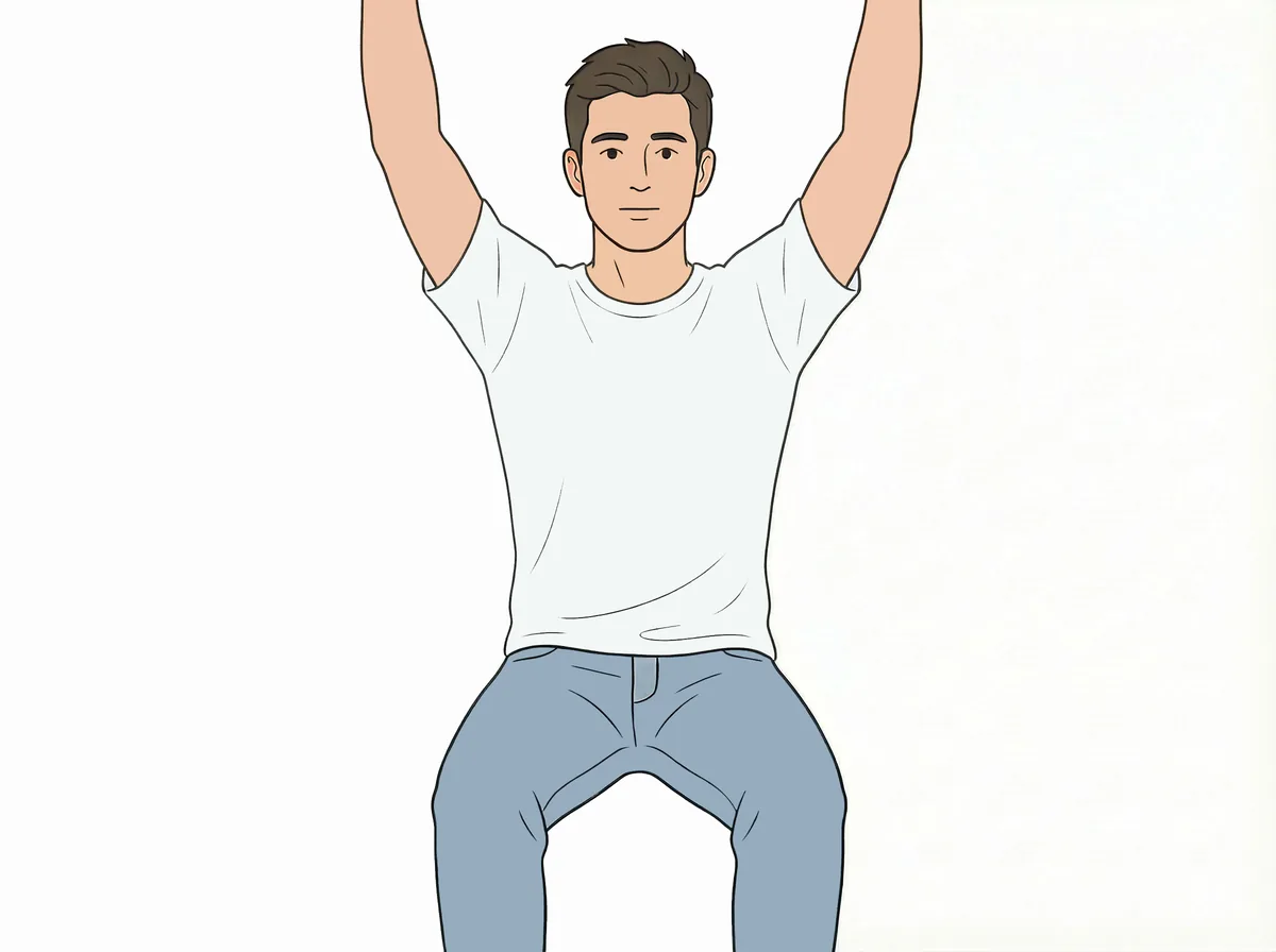 Thoracic outlet provocative position: Hands Up 180°